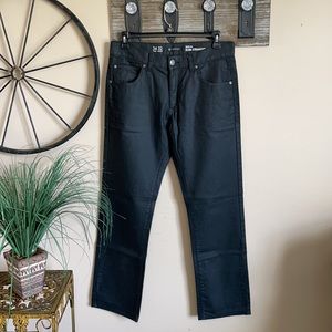 INC International Concepts Men's Slim Straight Jeans - Black